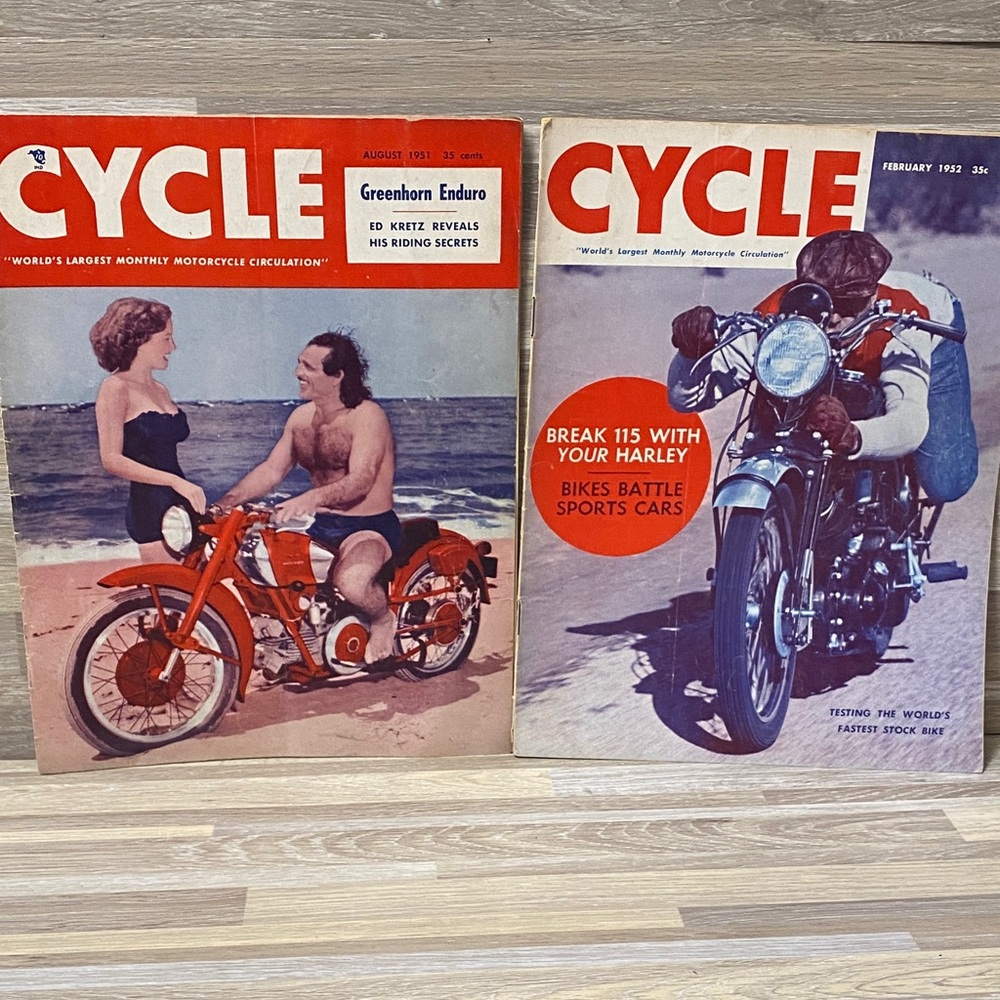 Vintage Cycle Magazine  world’s largest monthly motorcycle circulation man cave